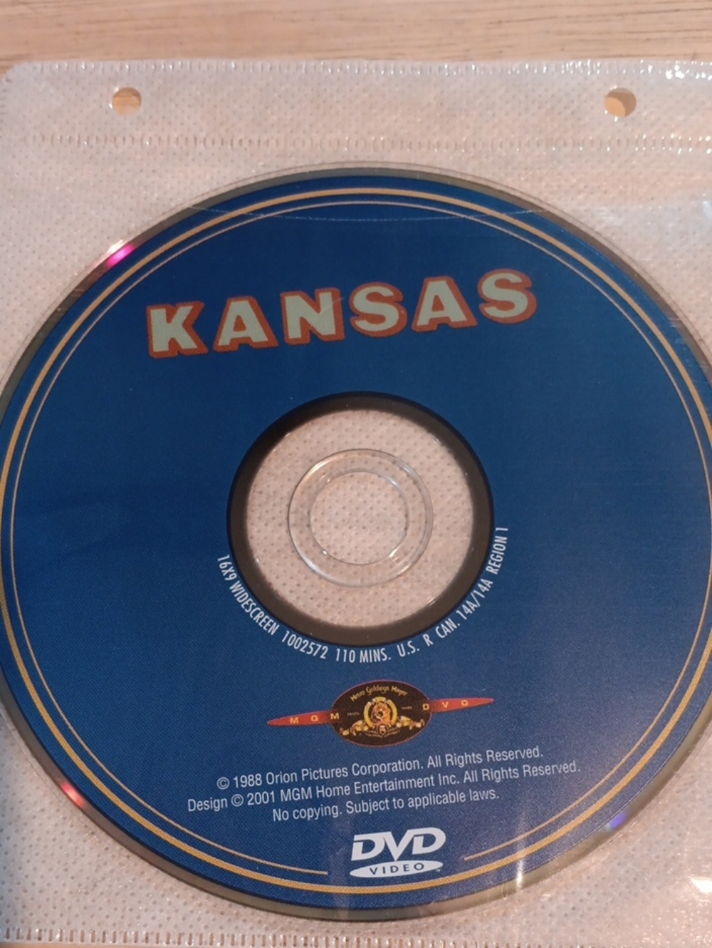 Kansas DVD *NO CASE*